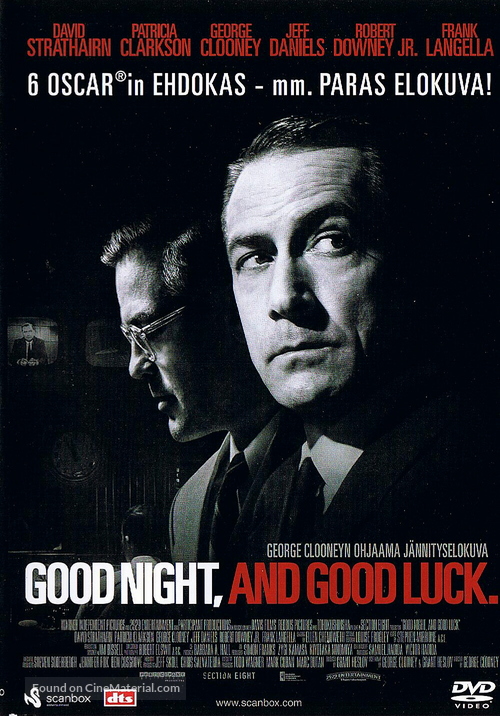 Good Night, and Good Luck. - Finnish DVD movie cover