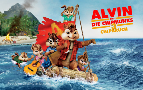 Alvin and the Chipmunks: Chipwrecked - German Movie Poster