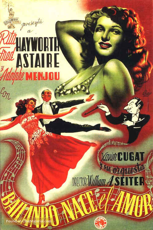 You Were Never Lovelier - Spanish Movie Poster