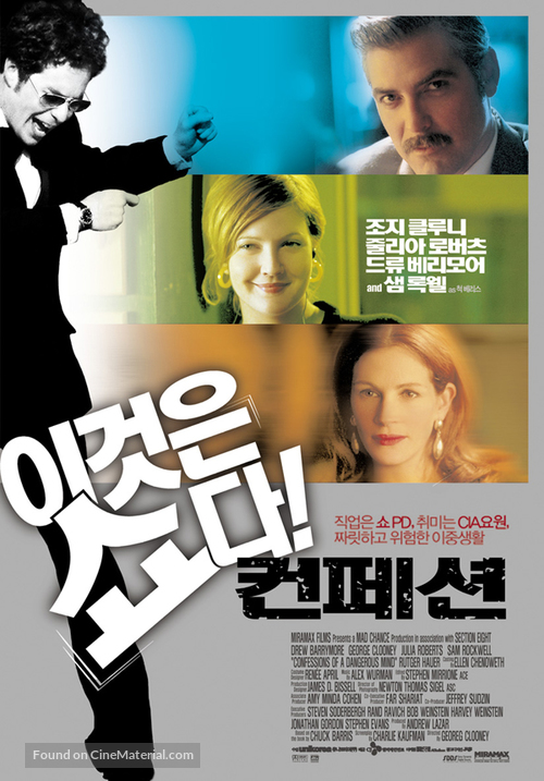 Confessions of a Dangerous Mind - South Korean Movie Poster