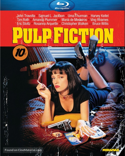 Pulp Fiction - Blu-Ray movie cover