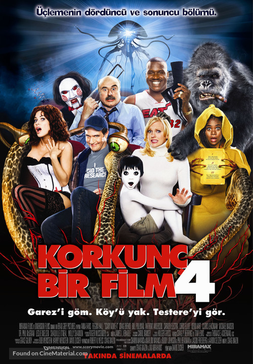 Scary Movie 4 - Turkish Movie Poster