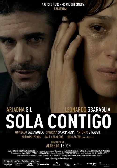 Sola contigo - Spanish Movie Poster