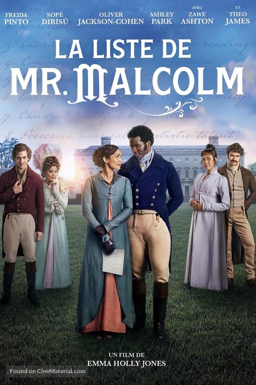 Mr. Malcolm&#039;s List - French DVD movie cover