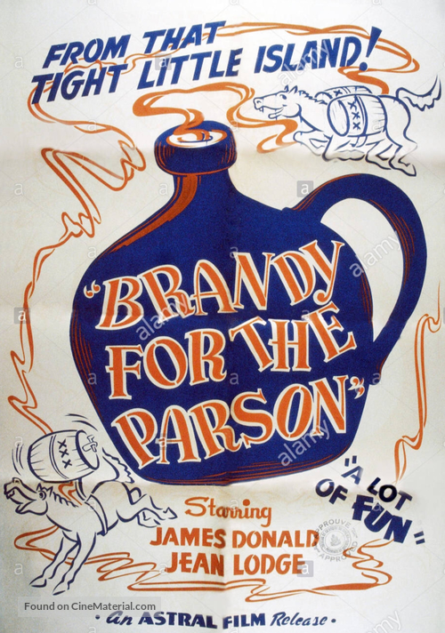 Brandy for the Parson - Canadian Movie Poster
