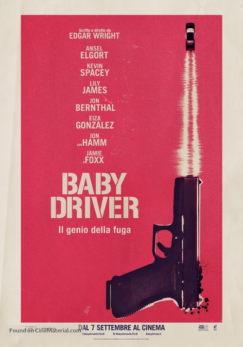 Baby Driver - Italian Movie Poster