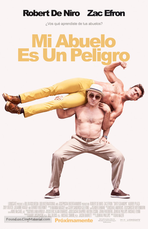 Dirty Grandpa - Argentinian Movie Poster