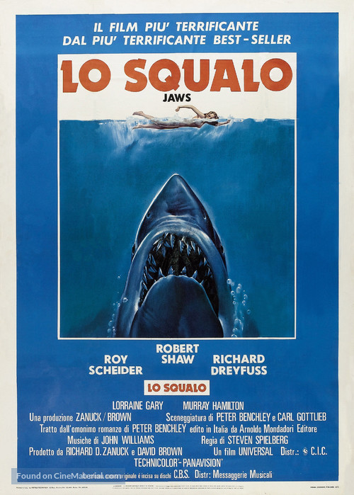 Jaws - Italian Movie Poster