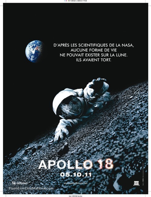 Apollo 18 - French Movie Poster