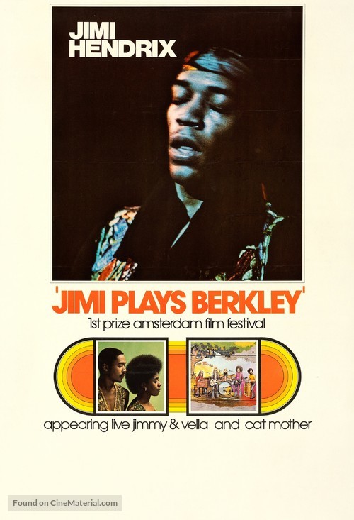 Jimi Plays Berkeley - British Movie Poster