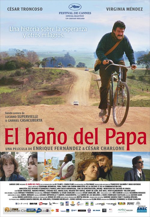 El ba&ntilde;o del Papa - Uruguayan Movie Poster