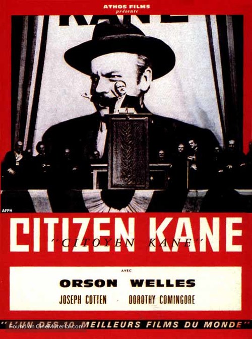 Citizen Kane - French Movie Poster