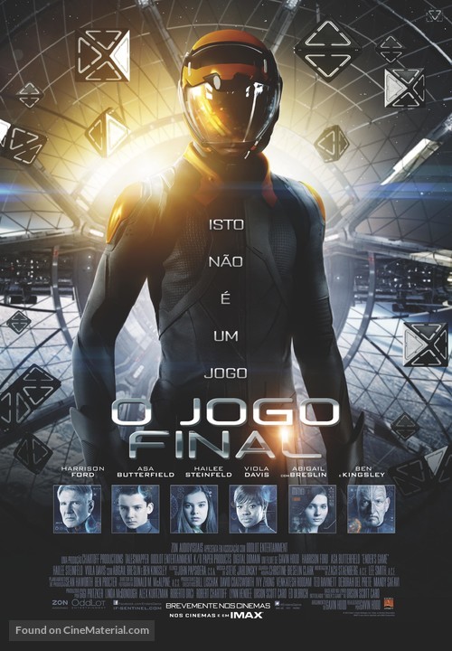 Ender&#039;s Game - Portuguese Movie Poster