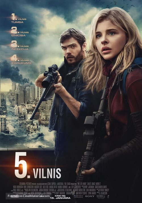 The 5th Wave - Latvian Movie Poster