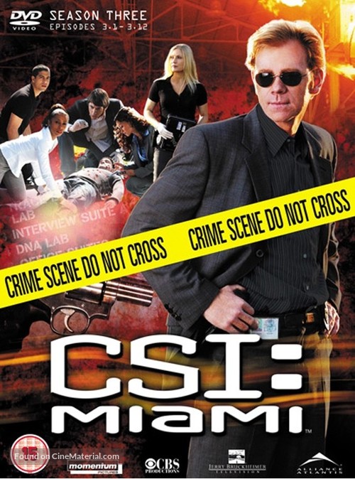 &quot;CSI: Miami&quot; - British DVD movie cover
