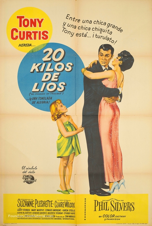 40 Pounds of Trouble - Argentinian Movie Poster