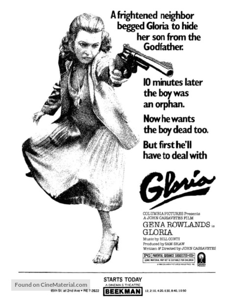 Gloria - poster