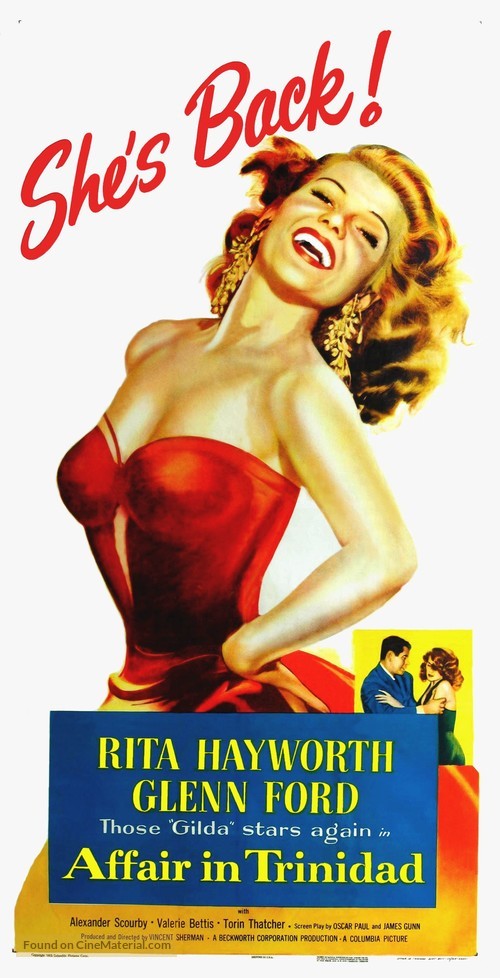 Affair in Trinidad - Movie Poster