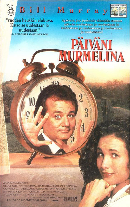 Groundhog Day - Finnish VHS movie cover
