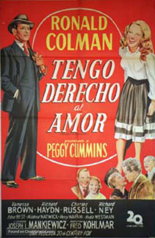 The Late George Apley - Argentinian Movie Poster