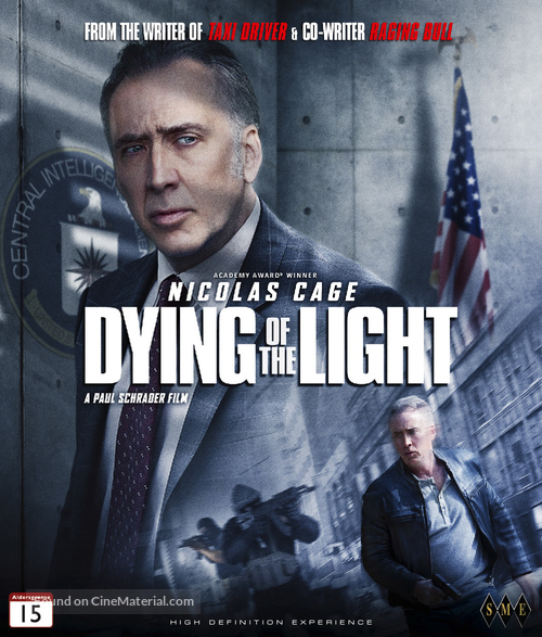 The Dying of the Light - Norwegian Blu-Ray movie cover