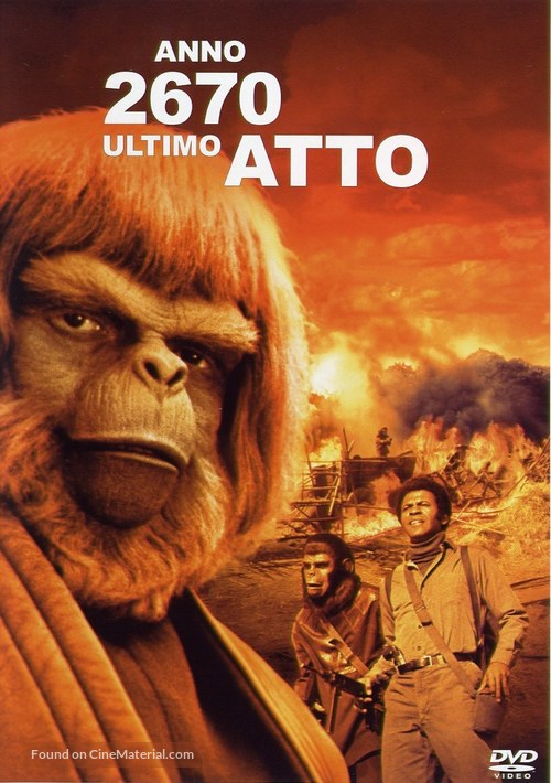 Battle for the Planet of the Apes - Italian Movie Cover