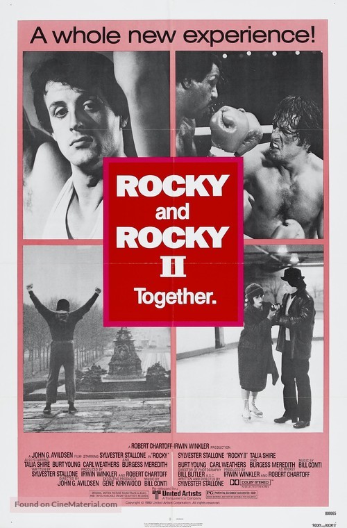 Rocky II - Combo movie poster