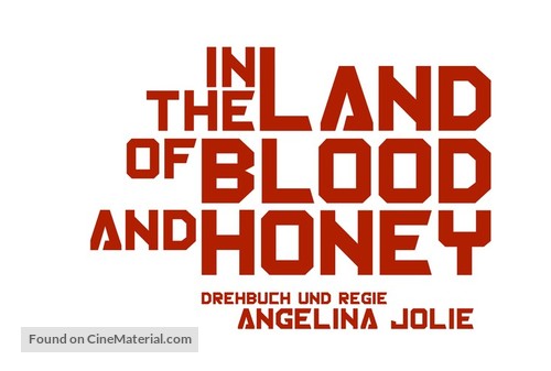 In the Land of Blood and Honey - German Logo