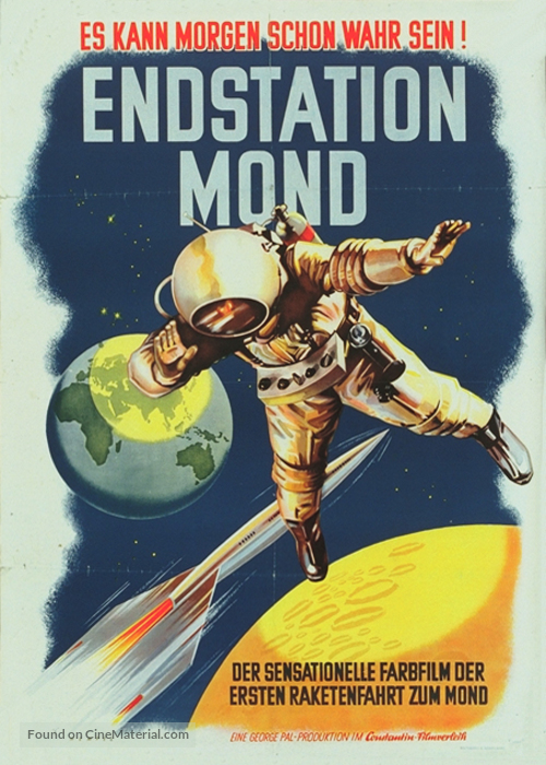 Destination Moon - German Movie Poster