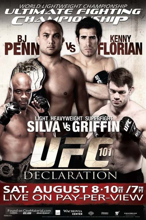 UFC 101: Declaration - Movie Poster