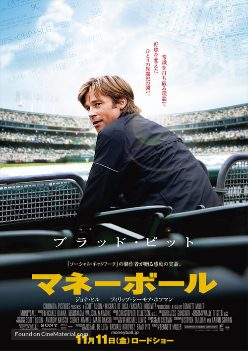 Moneyball - Japanese Movie Poster