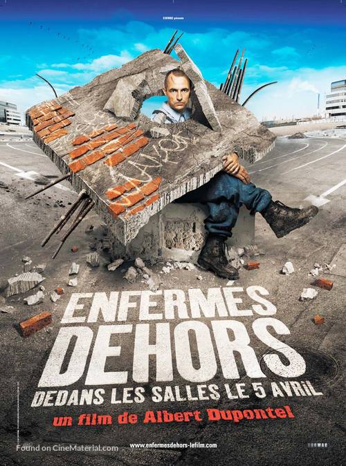 Enferm&egrave;s dehors - French poster