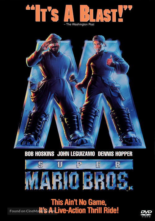 Super Mario Bros. - DVD movie cover