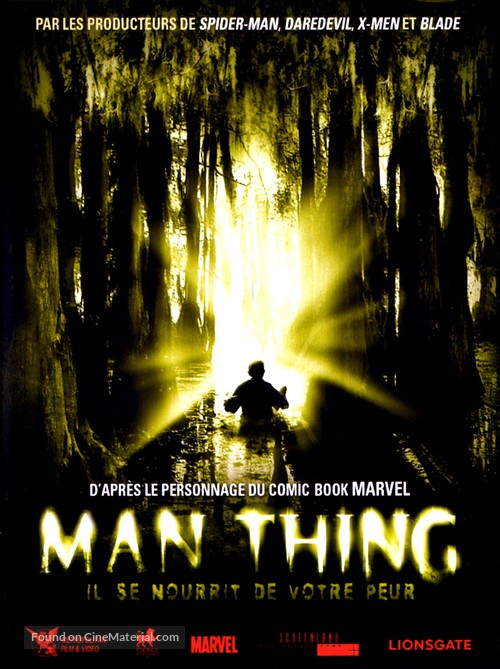 Man Thing - French DVD movie cover