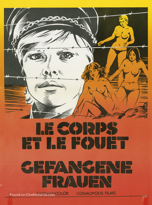 Gefangene Frauen - Belgian Movie Poster