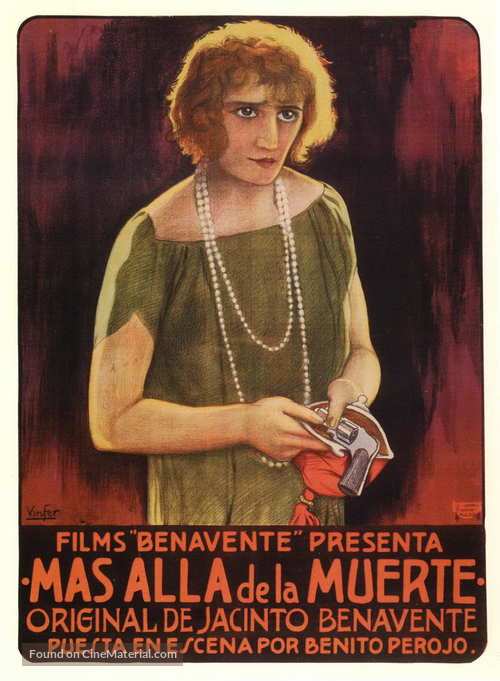 M&aacute;s all&aacute; de la muerte - Spanish Movie Poster