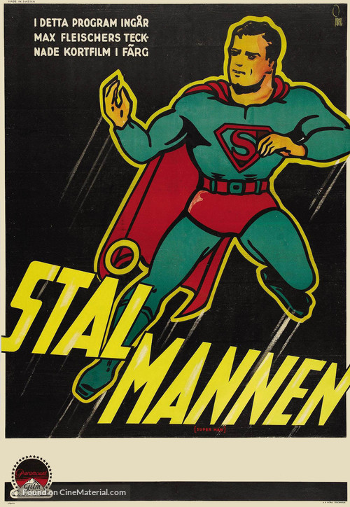 Superman - Swedish Movie Poster