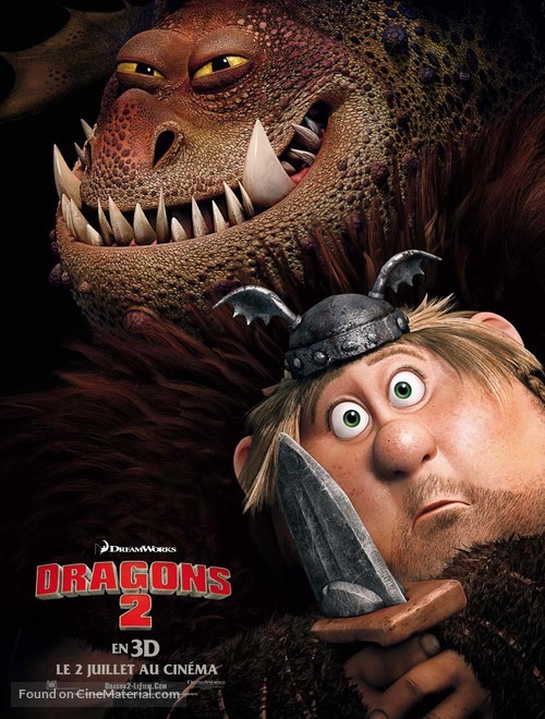 How to Train Your Dragon 2 - French Movie Poster