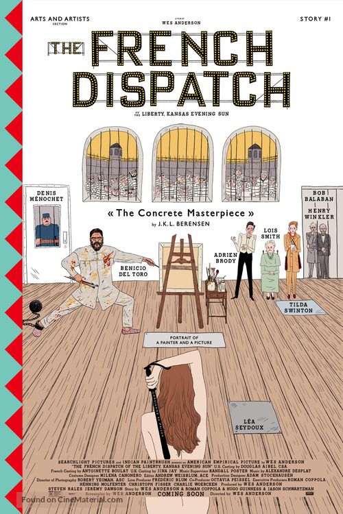 The French Dispatch - Movie Poster