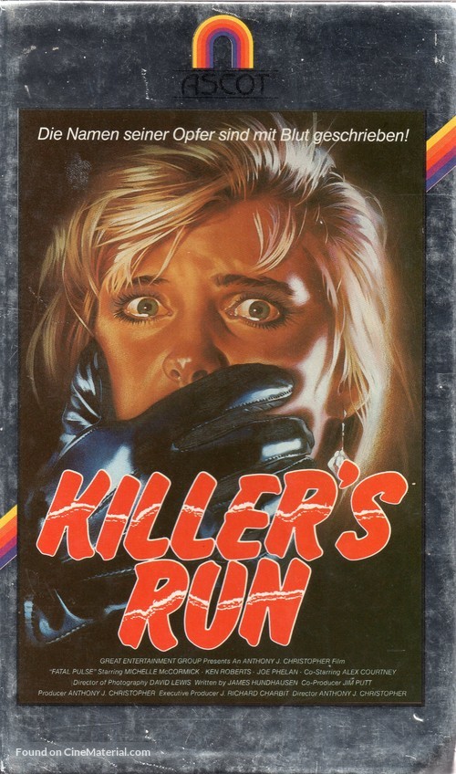 Fatal Pulse - German VHS movie cover