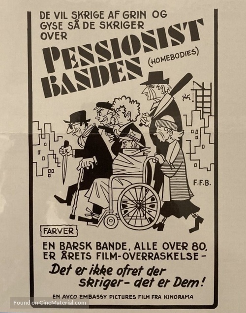 Homebodies - Danish poster