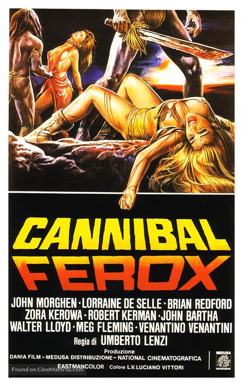 Cannibal ferox - Italian Movie Poster