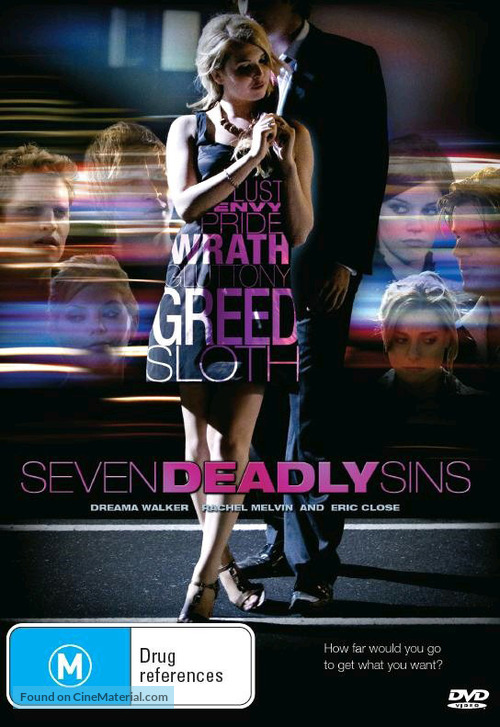 &quot;Seven Deadly Sins&quot; - Australian DVD movie cover