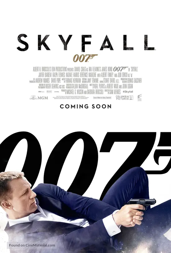 Skyfall - British Movie Poster