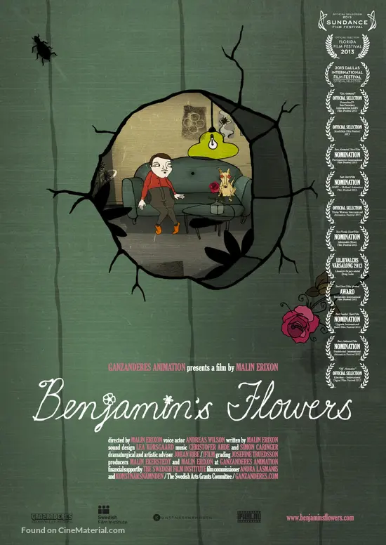 Benjamin&#039;s Flowers - Swedish Movie Poster