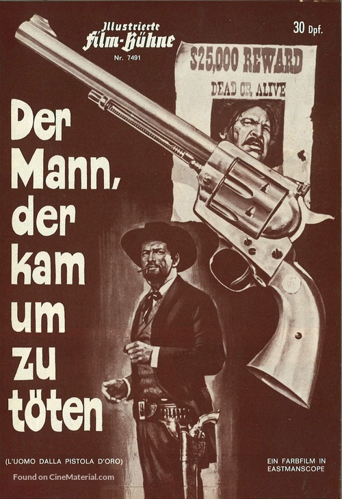 L&#039;Uomo dalla pistola d&#039;oro - German poster