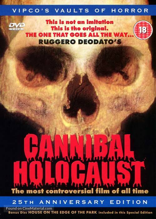 Cannibal Holocaust - British DVD movie cover