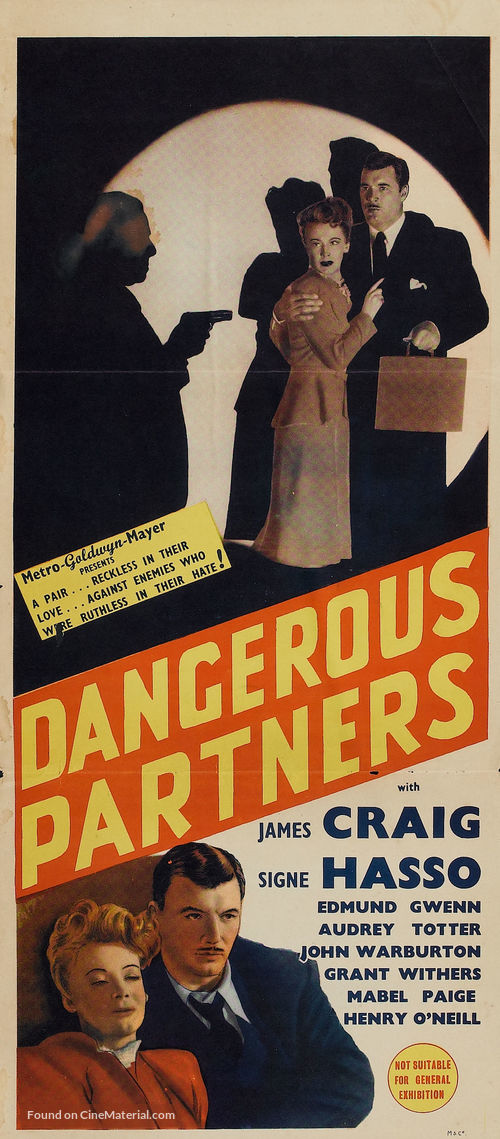Dangerous Partners - Australian Movie Poster