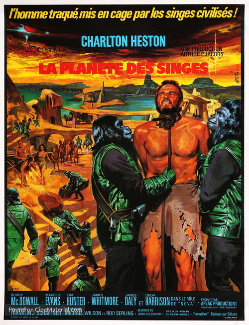 Planet of the Apes - French Movie Poster
