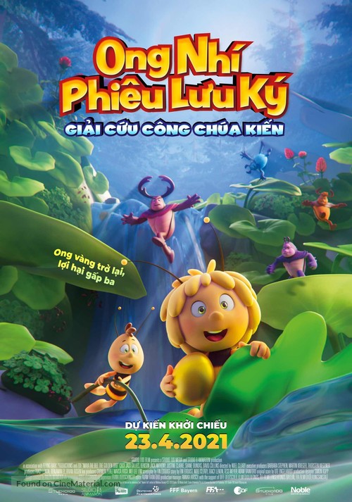Maya the Bee 3: The Golden Orb - Vietnamese Movie Poster